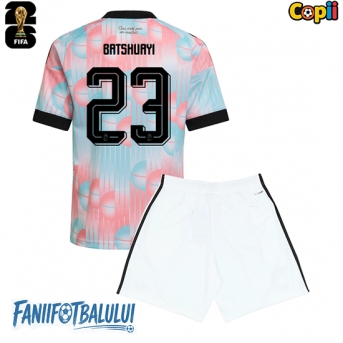 Belgia Michy Batshuayi #23 Echipament de Fotbal Replică Mondial 2026 Copii Deplasare (+ Șorturi)